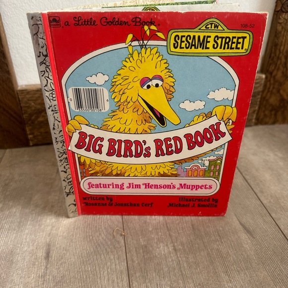 Vintage Children’s Book 1977 Sesame Street Big Bird's Red Book Children’s Book - Picture 13 of 13